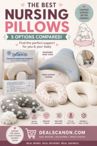 Nursing pillows compared for feeding support