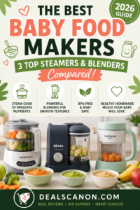 Baby food steamers and blenders