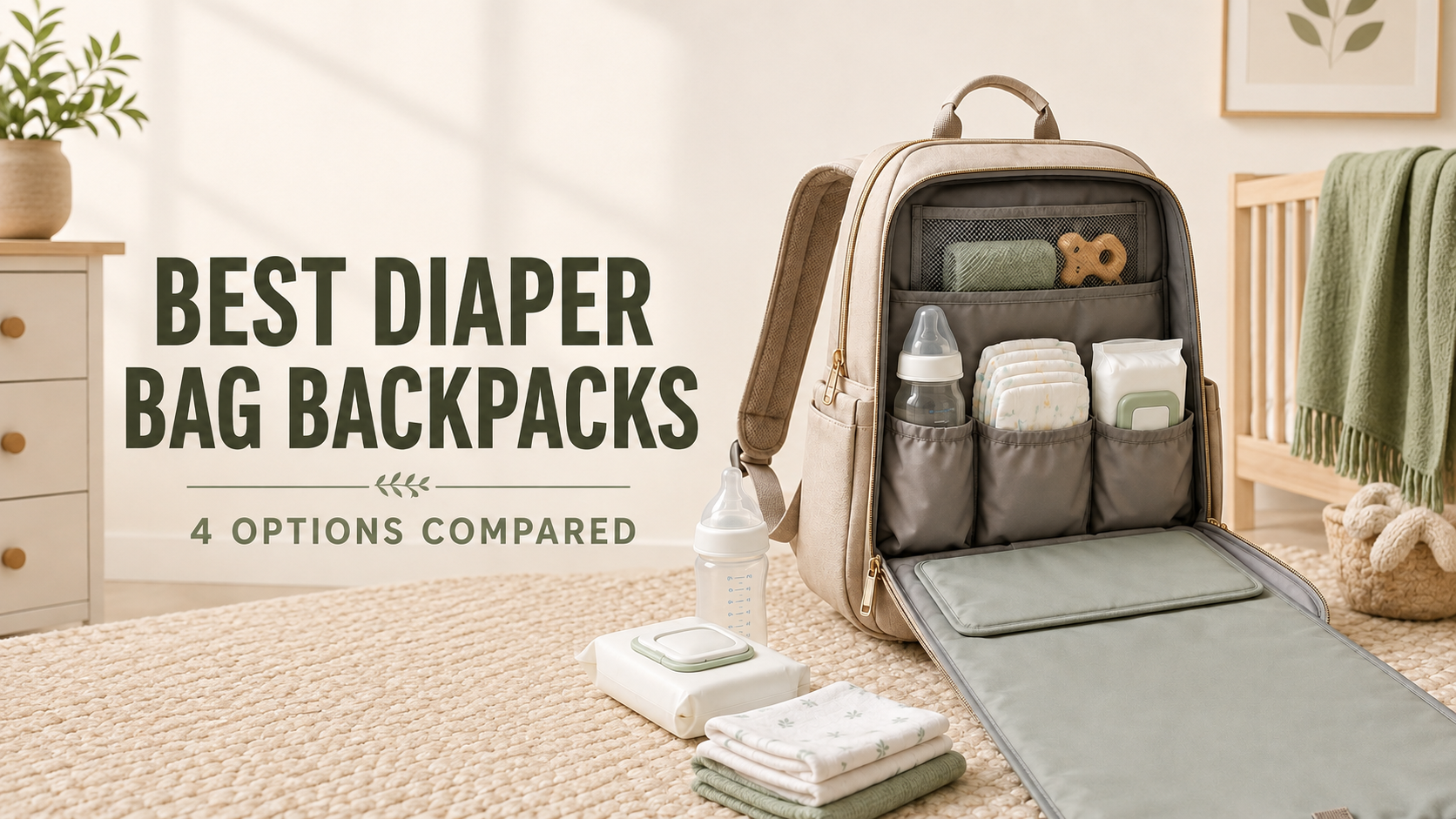 Best Diaper Bag Backpacks with Changing Stations: 4 Options Compared